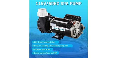 LINGXIAO 2HP Hot Tub SPA Pump