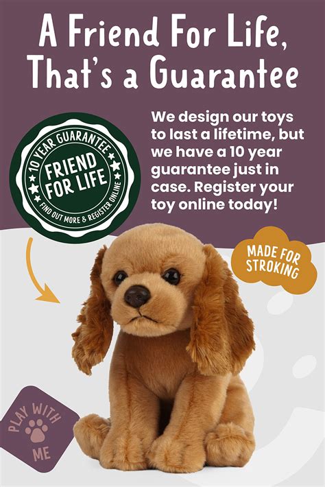 Snapklik.com : Cocker Spaniel Puppy Stuffed Animal Fluffy Dog Animal
