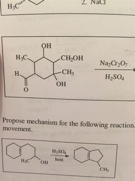 Solved Propose Mechanism For The Following Reaction Chegg