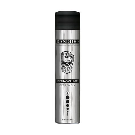 Мужской лак для волос Bandido Extra Volume Extreme Silver фиксация 8 ...