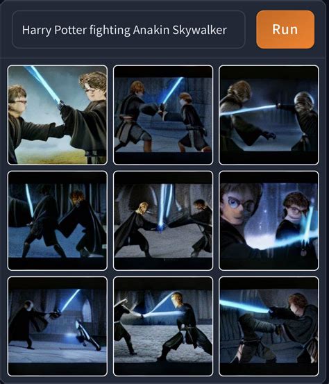 Harry Potter fighting Anakin Skywalker : r/weirddalle