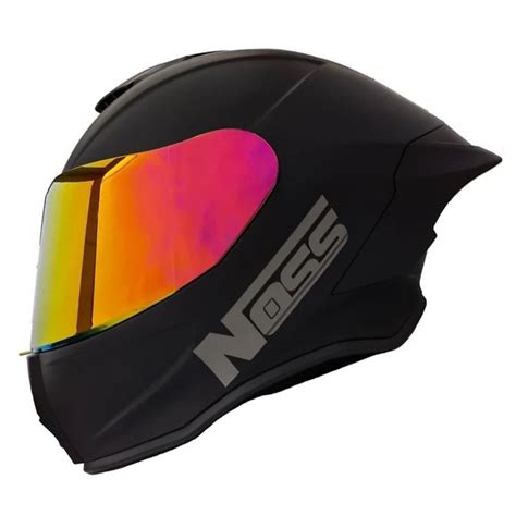 Casco Noss Ns Cerrado Solid Negro Mate Jabs Moto