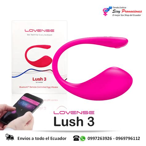 Vibrador Lovense Lush 3 Control Remoto SexyPromociones Tienda Sex