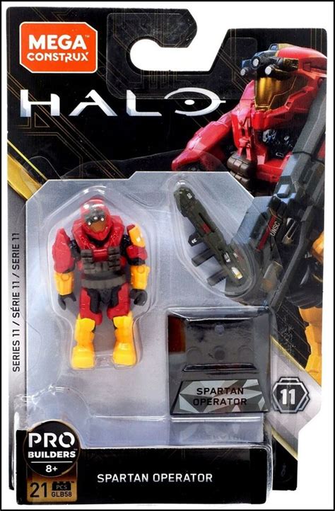 HALO MEGA CONSTRUX BLOKS HEROES SERIES 11 SPARTAN OPERATOR MINI FIGURE