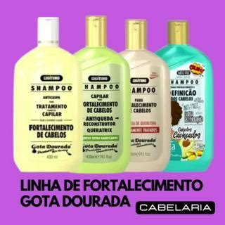 Kit Shampoo E Condicionador Quimicamente Tratados Gota Dourada Ml