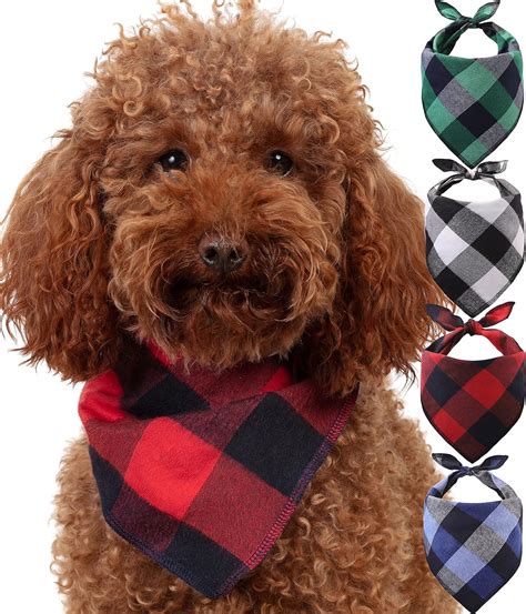 Odi Style Dog Bandana 4 Pack Dog Bandanas Boy Girl