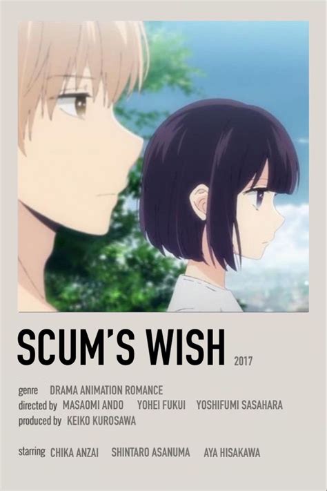 Good Anime To Watch Anime Watch Scums Wish Poster Anime Anime