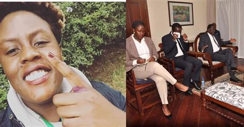 Raila Odingas Daughter Slams Claims She Is Not Qualified To Be Father