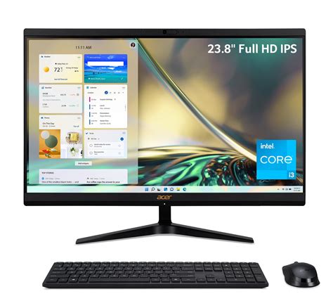 Acer Aspire C24 1700 UA91 AIO Desktop 23 8 Full HD IPS Display