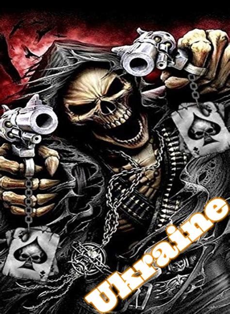 Badass Skeleton With Guns Imgflip