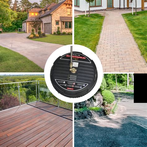 Twinkle Star Pressure Washer Surface Cleaner (15?ÇÖ?Çÿ, Black-3100PSI)