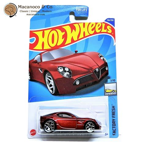 Hot Wheels Alfa Romeo 8C Competizione Red Toy Macanoco And Co