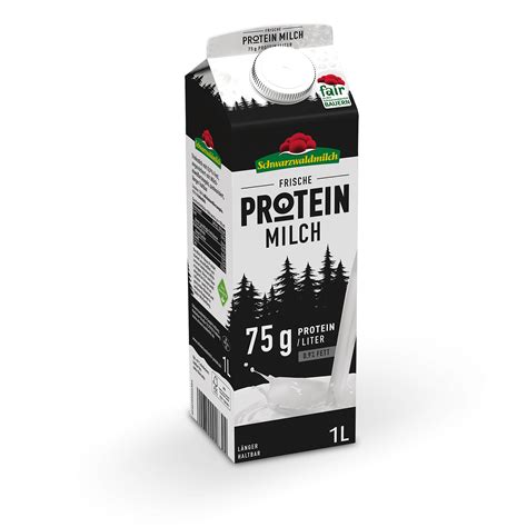 Frische Protein Milch 0 9 1l Packung Schwarzwaldmilch