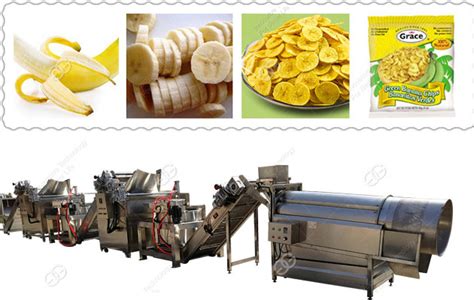 Fully Automatic Banana Chips Production Line Plantain Chips Making