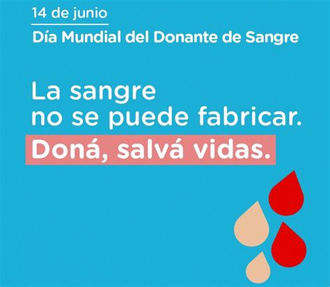 14 de junio Día Mundial del Donante de Sangre