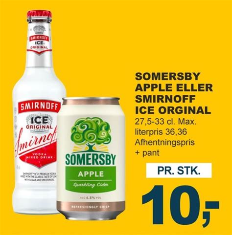 Smirnoff Ice Rtd Cider Tilbud Hos Let K B