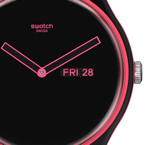 Swatch SO29P700 MINIMAL LINE PINK Zegarek Net