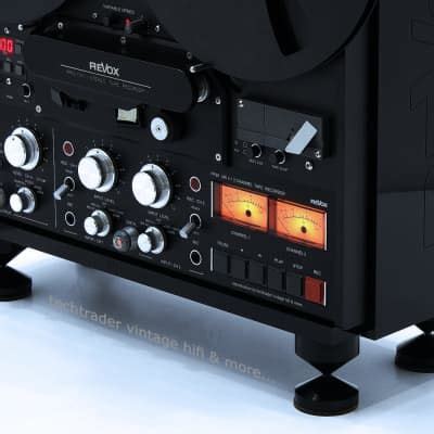 Revox Pr Mkii Track High Speed Machine Black Edition Perfect