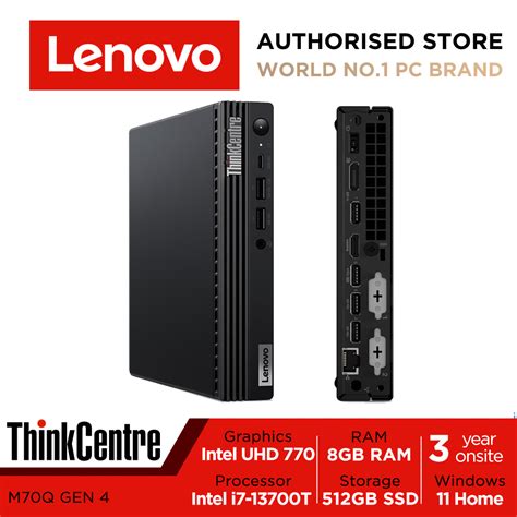 Lenovo Thinkcentre M Q Gen Intel Core I T Intel Uhd Gb