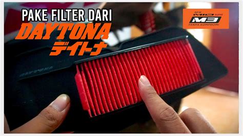 Ganti Filter Udara Yamaha Mio M Pakai Filter Daytona Youtube