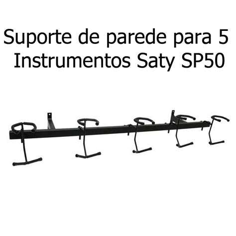 Suporte de parede para 5 Instrumentos Violão Guitarra Baixo Cavaco