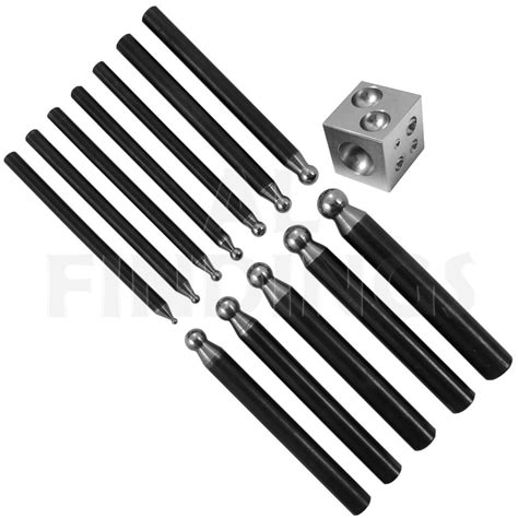 Steel Doming Punch Set Punches Steel Dapping Cube Jewellers