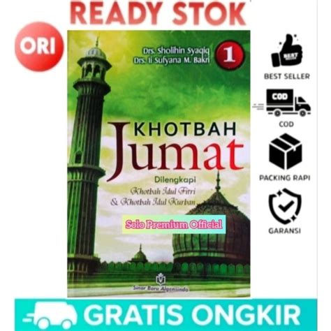 Jual Buku Khutbah Jumat Khotbah Jumat Jilid Dilengkapi Khotbah Idul