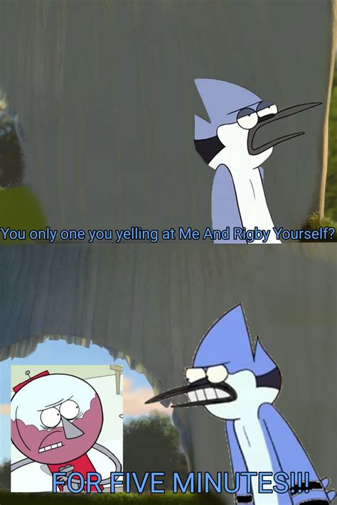 Mordecai Has Enough of Benson by JosephPlus2001 on DeviantArt