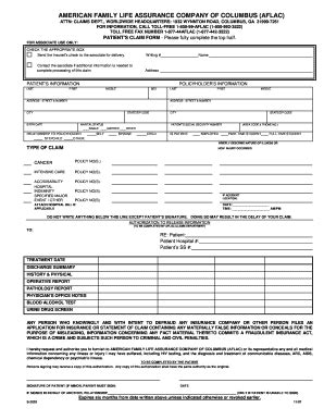 Fillable Online Texas Cancer Claim Form Fax Email Print PdfFiller