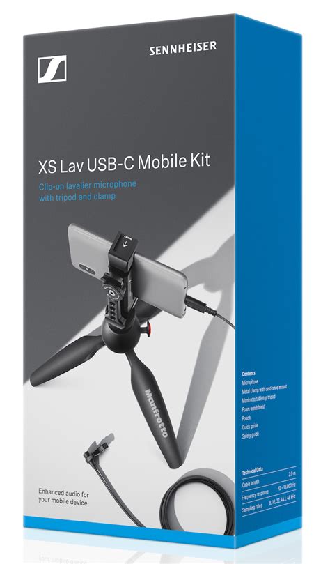 Xs Lav Usb C Mobile Kit Micro Usb Smartphone Sennheiser