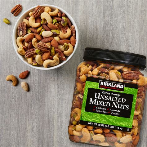 Kirkland Signature Unsalted Mixed Nuts Lbs