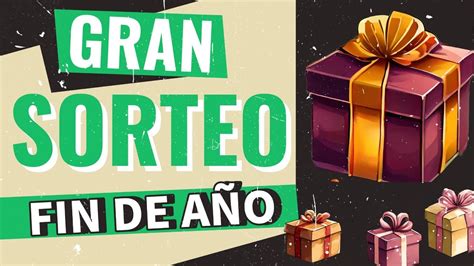 Gran Sorteo De Fin De A O Super Sencillo Youtube