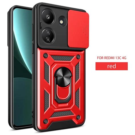 Xiaomi Poco C65 Case Softcase SLIDE ARMOR CAMERA PROTECTION Case Casing