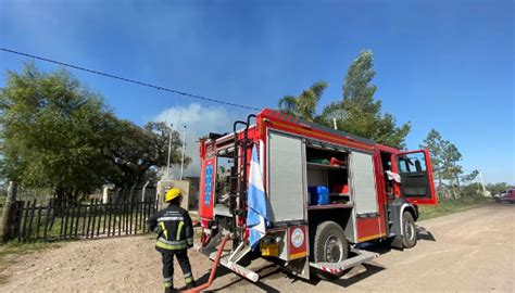 Incendio en un galpón de la ciudad Radio Estación