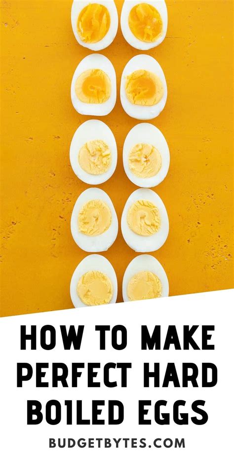 How To Make Hard Boiled Eggs Budget Bytes