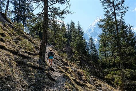 Aussichtsberg Fleischbank Auf Einsamen Pfaden Wandernd Unterwegs Im