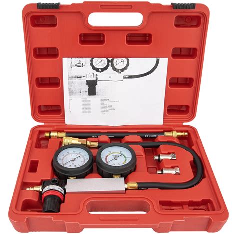 Buy Cylinder Leak Down Tester Dual Gauge Leakdown Detector Kit Tu 21