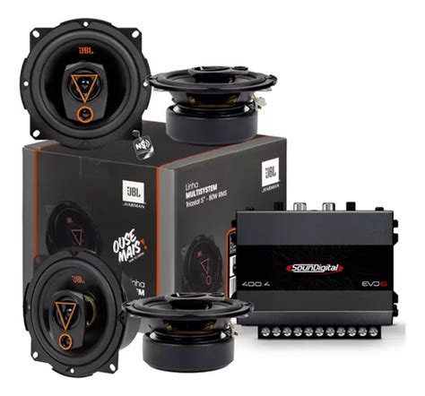 Kit 4 Falantes Jbl 5 E 6 Pol 6trms80 5trms80 Sd 400w Parcelamento