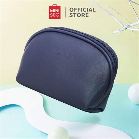 Jual Miniso Official Tas Pouch Kosmetik Polos Simple Shell Shaped