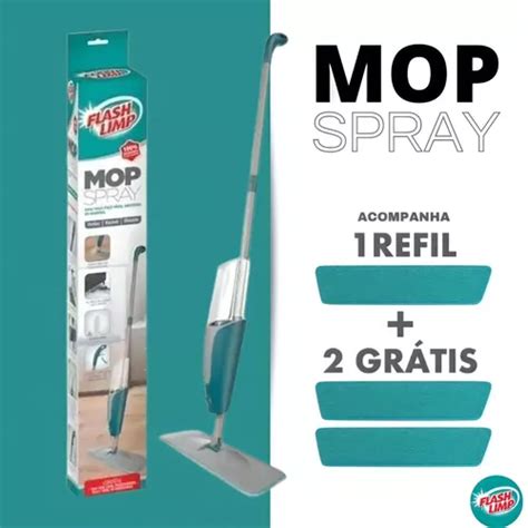 Mop Spray Reservatório 400ml Flash Limp Original 3 Refil