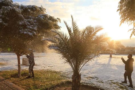 Snow Blankets Iraq For Just The Second Time In 100 Years