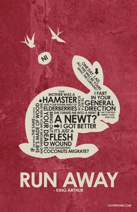 Monty Python and the Holy Grail Quote Poster - Monty Python and The ...