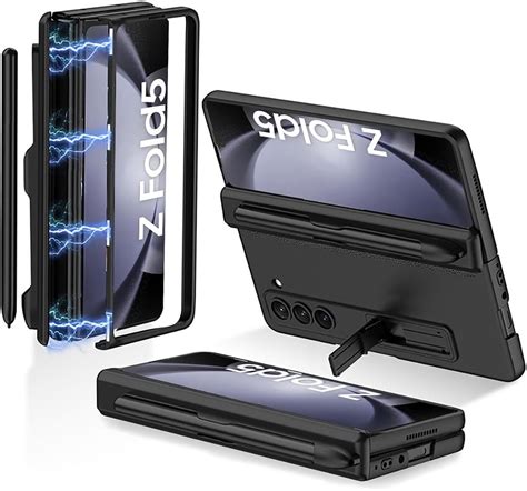 Miimall Funda para Samsung Galaxy Z Fold 5 con Pen Soporte Protección