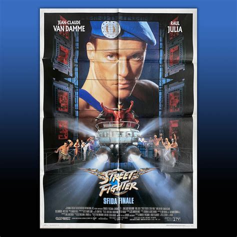 Original Movie Poster Street Fighter 1995 Jean-claude Van Damme Size ...