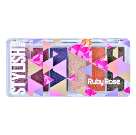 Paleta De Sombras Stylish Ultra Ruby Rose Idm Distribui Es