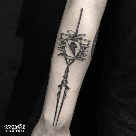 Evangelion Longinus Tattoo Tattoo Work Longinus Spear Mikito