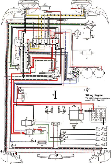 Español Diagrama Electrico Vocho 1600 Motor De Vocho Diagra