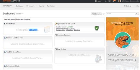 Dashboard Not Showing Contents Spiceworks Support Spiceworks Community