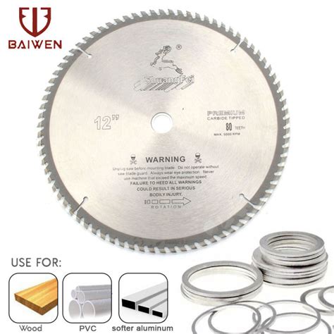 Bai Wen Inch Carbide Tipped Circular Saw Blade Mm Tct Alloy