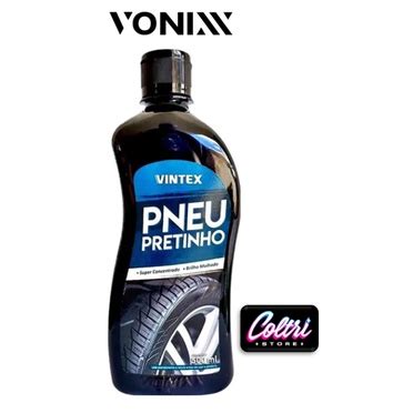 PNEU PRETINHO VONIXX VINTEX REVITALIZADOR PROTETOR E BRILHO 500 ML